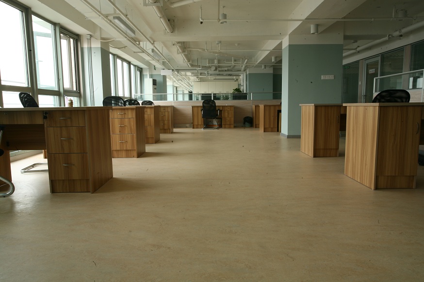 漢唐裝飾辦公室 亞麻地板